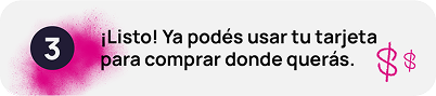 Paso 3: Listo, ya podés usarla